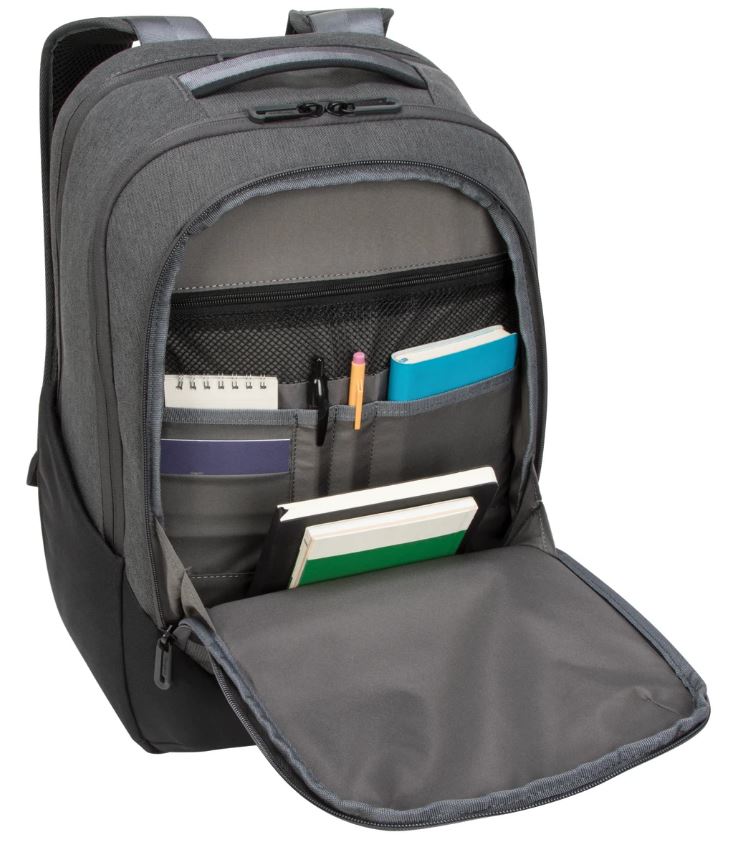 Targus 15.6' 20L Cypress EcoSmart Large Backpack Laptop Notebook Tablet - Up to 15.6', Made with 26 Recycled Water Bottles Grey