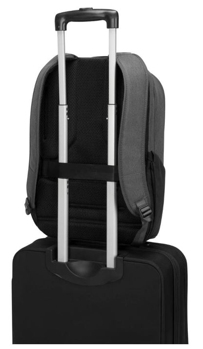 Targus 15.6' 20L Cypress EcoSmart Large Backpack Laptop Notebook Tablet - Up to 15.6', Made with 26 Recycled Water Bottles Grey