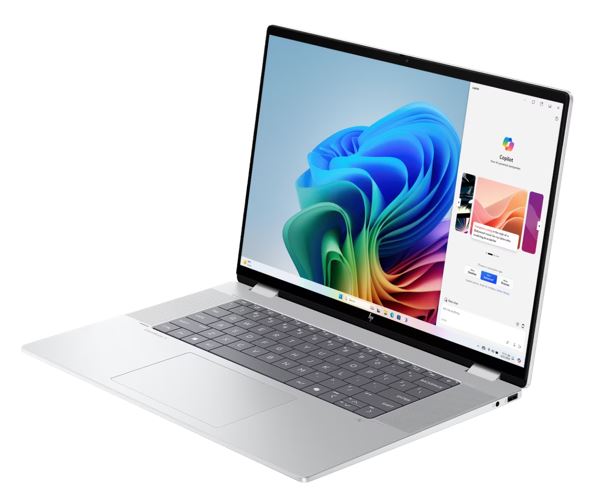 HP OmniBook X Flip 16' 3K OLED TOUCH Intel U5-226V 16GB DDR5 512GB SSD Windows 11 Home Arc 130V GPU CoPilot+ PC NPU 40 TOPS WIFI7 1yr OS 1.8kg