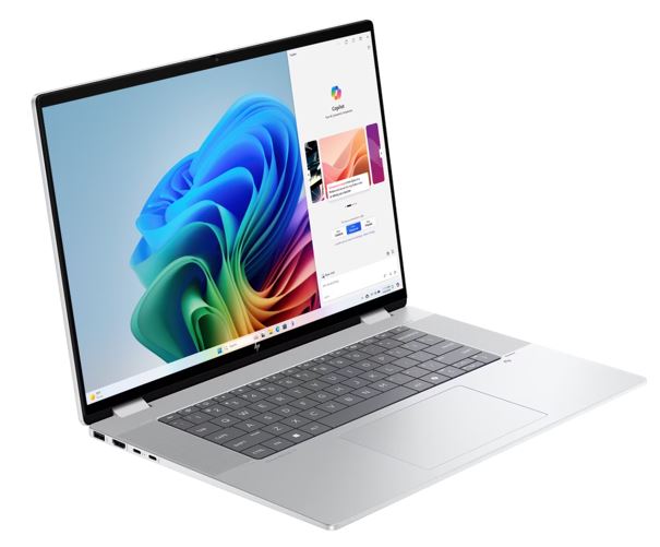 HP OmniBook X Flip 16' 3K OLED TOUCH Intel U5-226V 16GB DDR5 512GB SSD Windows 11 Home Arc 130V GPU CoPilot+ PC NPU 40 TOPS WIFI7 1yr OS 1.8kg