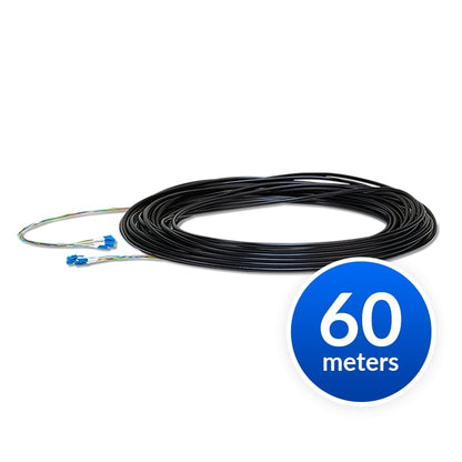 Ubiquiti Single-Mode Lightweight Fiber Cable, Lenth 60m, Outdoor-Rated, Kevlar Y