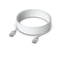 Ubiquiti UniFi Etherlighting Patch Cable, Length 15m, White, Nano-Thin Patch Cable With 10 GbE Support, Designed To Showcase Etherlighting Effects.