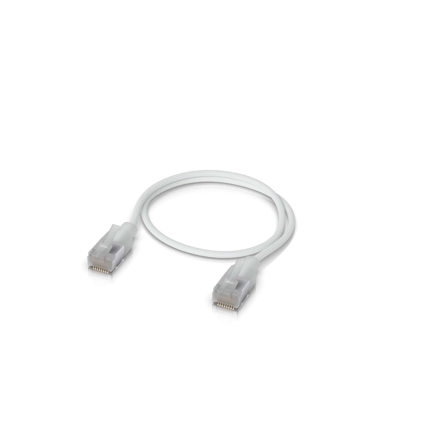 Ubiquiti UniFi Premium Patch Cable,0.3M, White, Ultra-Thin Braided Patch Cable, Designed Optimized 10GbE Networking