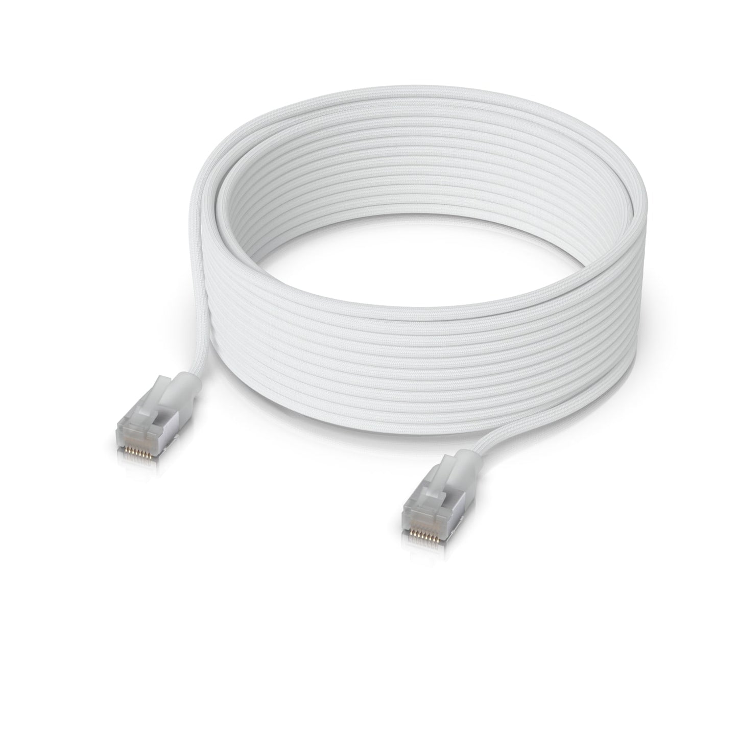 Ubiquiti UniFi Premium Patch Cable, 3M, White,Ultra-Thin Braided Patch Cable, Designed Optimized 10 GbE Networking