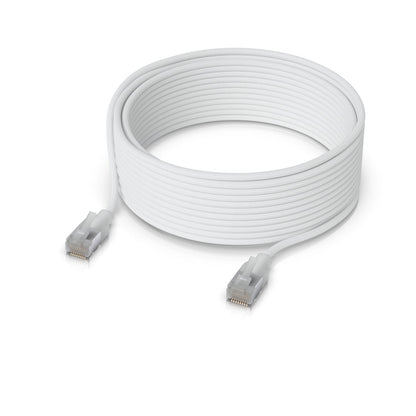 Ubiquiti UniFi Premium Patch Cable, 3M, White,Ultra-Thin Braided Patch Cable, Designed Optimized 10 GbE Networking