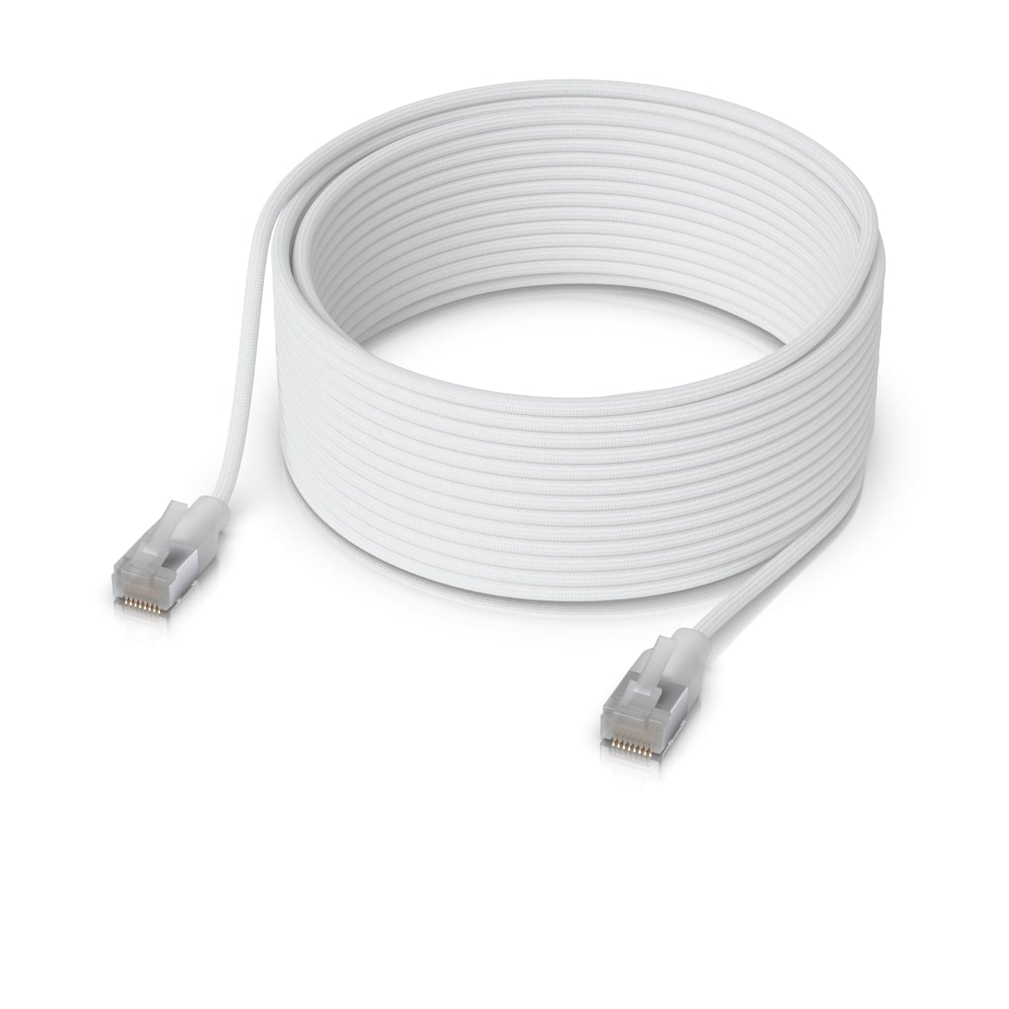 Ubiquiti UniFi Premium Patch Cable, 3M, White,Ultra-Thin Braided Patch Cable, Designed Optimized 10 GbE Networking