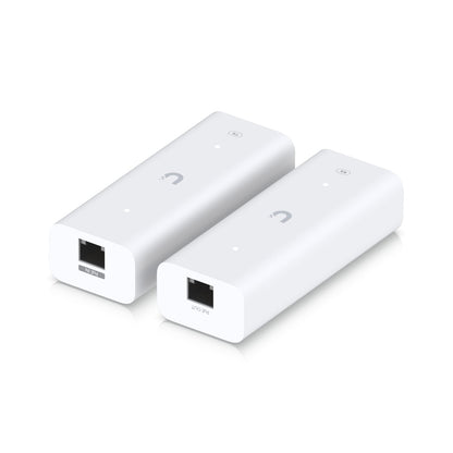 Ubiquiti Pair of extenders that extends PoE over twisted-pair or coaxial cables, ideal for retrofit scenarios.