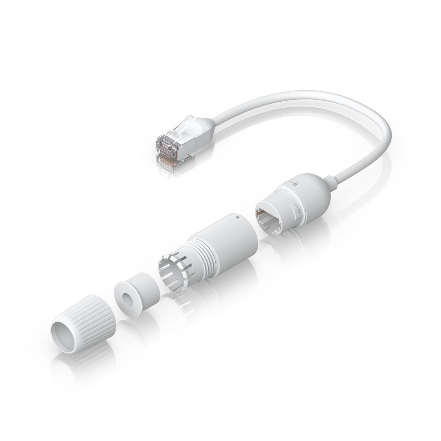 Ubiquiti Easy Cable, 2-Pack, Shielded, Ultra-thin Extension Cable, Waterproof Cap, Designed For Tight Spaces & Last Inch Reach Installations.