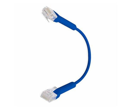 Ubiquiti UniFi Patch Cable Single Unit, 1m, Blue, End Bendable to 90 Degree, RJ4