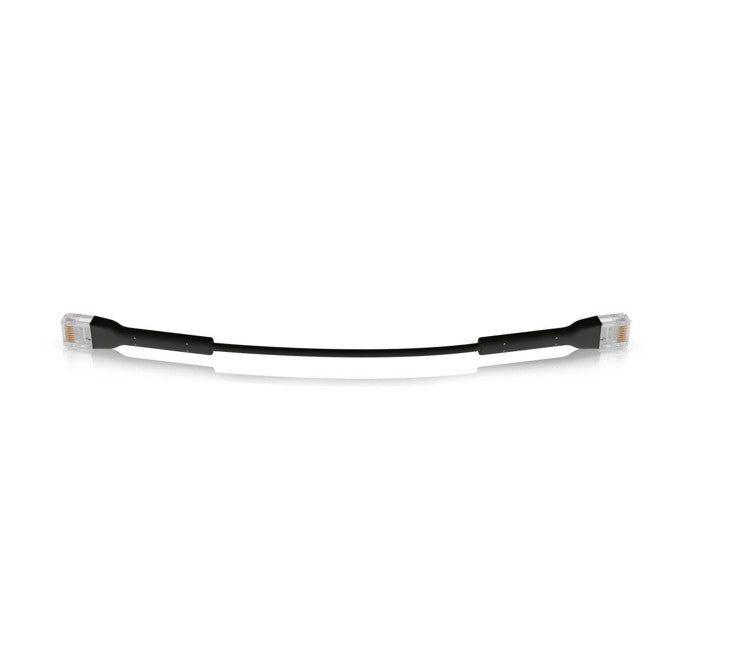 Ubiquiti UniFi Patch Cable Single Unit, 5m, Black, End Bendable to 90 Degree, RJ