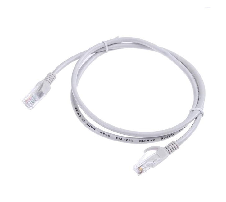 Ubiquiti UniFi Patch Cable Single Unit, 5m, White, End Bendable to 90 Degree, RJ
