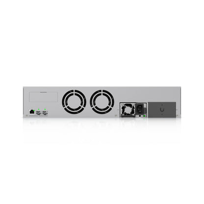 Ubiquiti UNAS Pro 8, 2U Rack-Mount NAS (8)2.5/3.5' HDD Bays(2) M.2 NVMe SSD, Fast Access, Low Latency, High-Availability 10Gbps, Large Storage Sharing