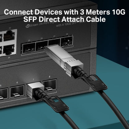 TP-Link SM5220-3M 3 Meter 10G SFP+ Direct Attach Cable, Drives 10 Gigabit Ethern