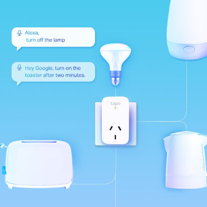 TP-Link Tapo P110 Mini Smart Wi-Fi Socket, Energy Monitoring, Tapo App, Remote Control, Schedule & Timer, Voice Control, Away Mode, Easy Setup