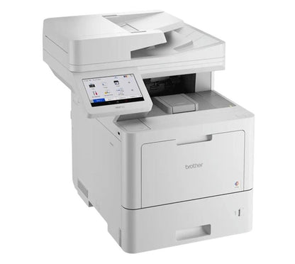 Brother MFC-L9630CDN Colour Laser Multi-Function Printer. Up to 600 x 600 dpi, 2,400 dpi class (2400 x 600) quality, 520 sheets of 80 gsm plain paper