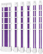 Antec PSU -  Sleeved Extension Cable Kit V2 - Purple / White. 24PIN ATX, 4+4 EPS, 8PIN PCI-E, 6PIN PCI-E, Compatible with Standard PSU (LS)