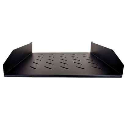LDR Cantilever 2U 275mm Deep Shelf Recommended for 19' 450/550mm Deep Cabinet - Black Metal Contruction