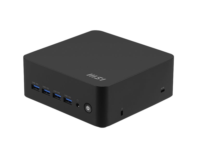 MSI Cubi Z AI 8M with Hawk Point R9, Ryzen 9 8945HS/Up to DDR5/dTPM/2*M.2/2*HDMI/2*USB C 4.0/4*Display/2*LAN/Wifi6E/Card Reader/Power Switch Cable/3Y