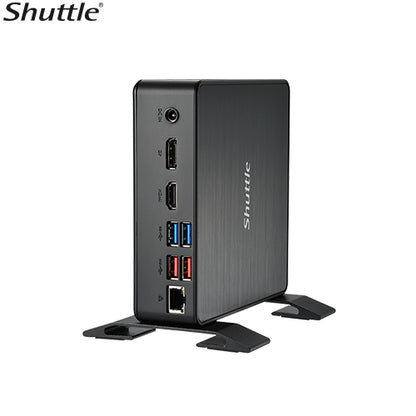Shuttle NC40U Slim Mini PC, 1L Barebone - Celeron 7305, HDMI, DP, VGA, RJ45, LAN, 2xDDR4, 2.5' HDD/SSD, VESA mount