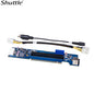 Shuttle XPCs Add-On Cards includes a PCIe riser card with a Molex power cable and a power extender cable