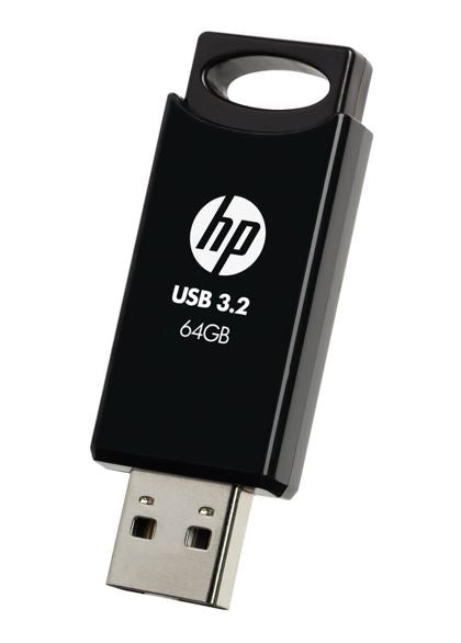 HP 712B 64GB USB 3.2 Flash Drive Memory Stick Thump Key External Storage Capless