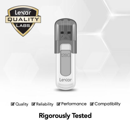 Lexar V100 128GB JumpDrive® USB3.0 Flash Drivee, up to 100MB/s read allows you