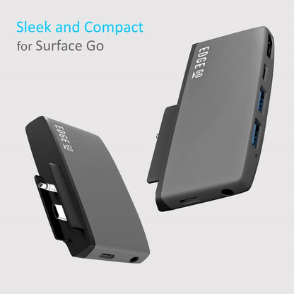 mbeat®  Edge Go Multifunction USB- C Hub for Microsoft Surface Go （USB 3.0 Data x 2, USB-C Data x 1, HDMI, 3.5mm Audio, USB-C PD pass through charge)