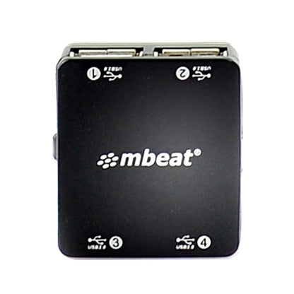 mbeat® 4 Port USB 2.0 Hub - USB 2.0 Plug and Play/ High Speed Interface/ Ideal