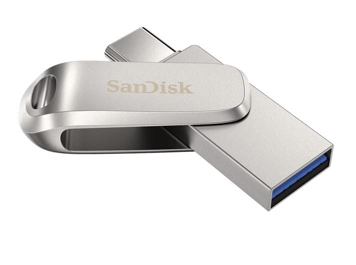 SanDisk 32GB Ultra Dual Drive Luxe USB-C & USB-A Flash Drive Memory Stick 150MB/