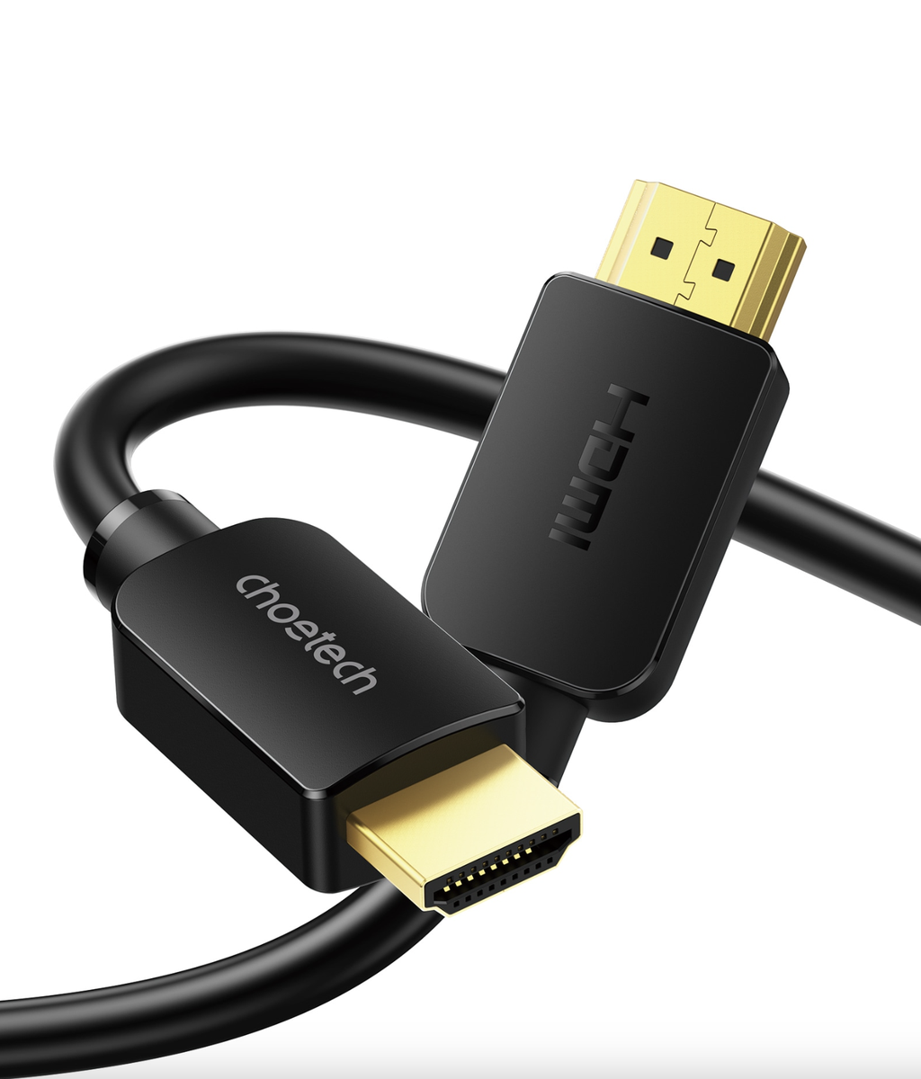 CHOETECH XHH-TP20 8K HDMI 2.1 Cable 8K@60Hz 48Gbps 2M Braided Cable - Black