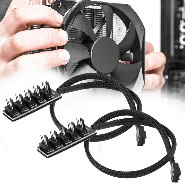 2-Port Pwm Fan Hub For Pc Chassis - A Drag Five