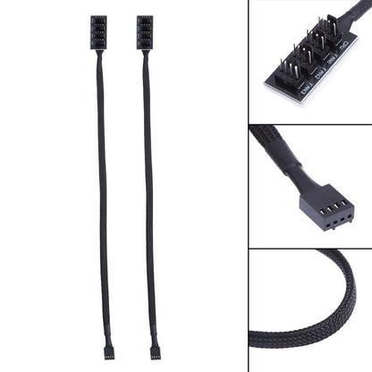 2-Port Pwm Fan Hub For Pc Chassis - A Drag Five