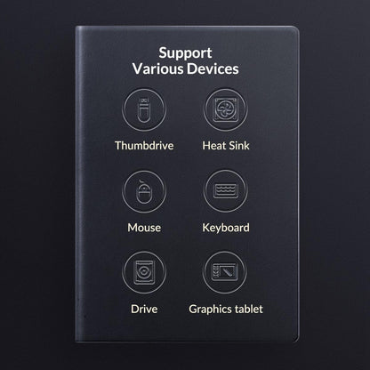 3-In-1 Usb Mini Hub Adapter For Multiple Devices - White