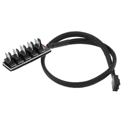 2-Port Pwm Fan Hub For Pc Chassis - A Drag Four