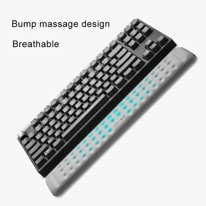 Memory Foam Keyboard Wrist Rest & Mouse Pad - Black