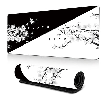 Cherry Blossom Ink Painting Mouse Pad Non Slip - Pattern 8 - 300X800X2Mm