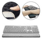 Memory Foam Keyboard Wrist Rest & Mouse Pad - Grey
