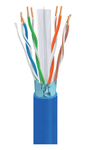 Astrotek CAT6 FTP Cable 305m Roll - Blue Full 0.55mm Copper Solid Wire Ethernet image 2