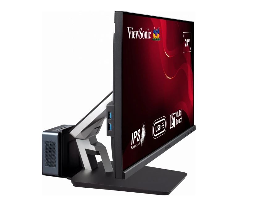 ViewSonic 24' TD2455 In-Cell 10 Point Touch Monitor with USB Type-C Input and Ad image 1