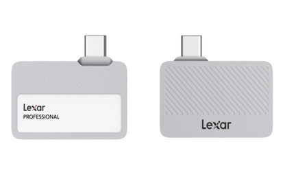 Lexar Professional Go Portable SSD with Hub, SL400, 1TB, Silver, Up to 1050MB/s image 0