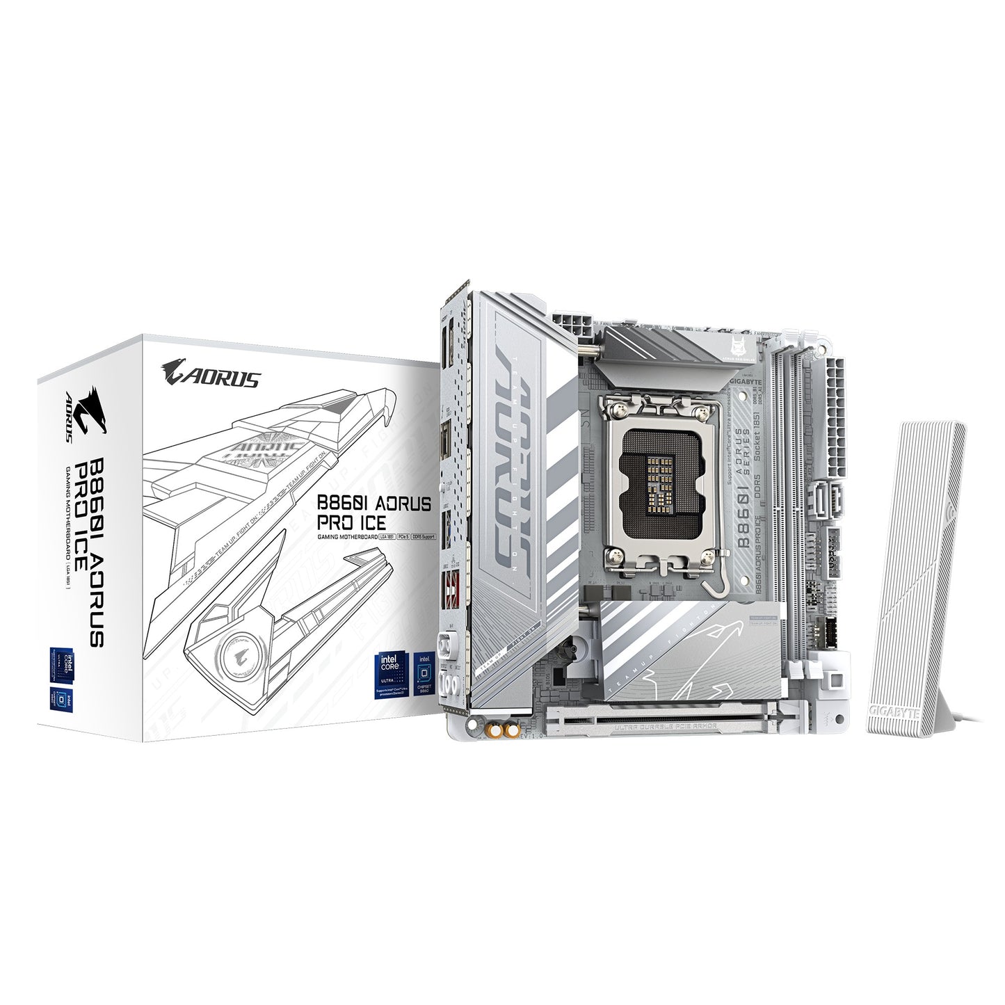 Gigabyte M/B B860I AORUS PRO ICE 1.0, Intel ® B860, 4 x DDR5 up to 128 GB, 1x H image 0