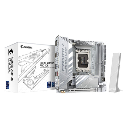 Gigabyte M/B B860I AORUS PRO ICE 1.0, Intel ® B860, 4 x DDR5 up to 128 GB, 1x H image 0