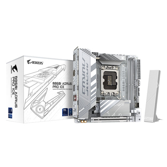 Gigabyte M/B B860I AORUS PRO ICE 1.0, Intel ® B860, 4 x DDR5 up to 128 GB, 1x H image 0