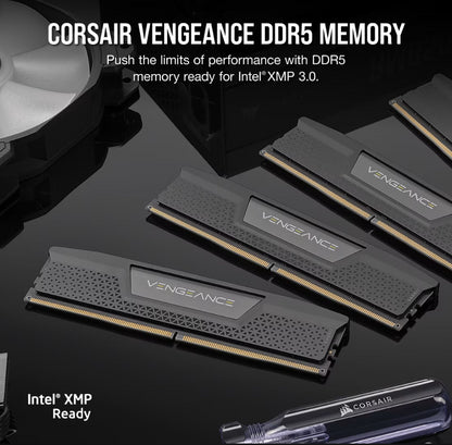 Corsair VENGEANCE® RGB 192GB (4x48GB) DDR5 DRAM 5200MT/s CL38 Memory Kit — Bl image 2