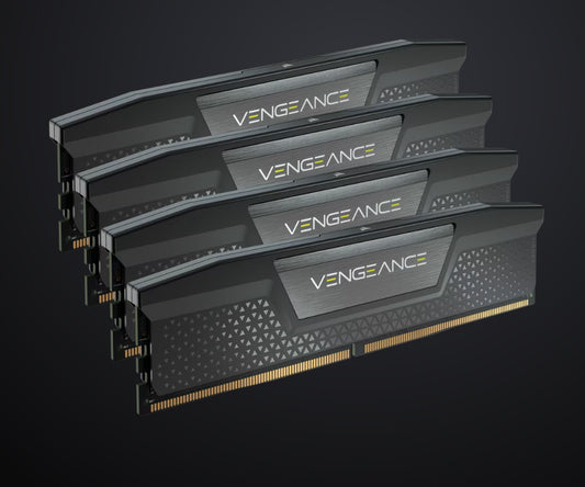 Corsair VENGEANCE® RGB 192GB (4x48GB) DDR5 DRAM 5200MT/s CL38 Memory Kit — Bl image 0