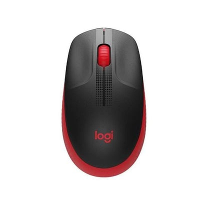 Logitech M190 Full-Size Wireless Mouse - RED image 0
