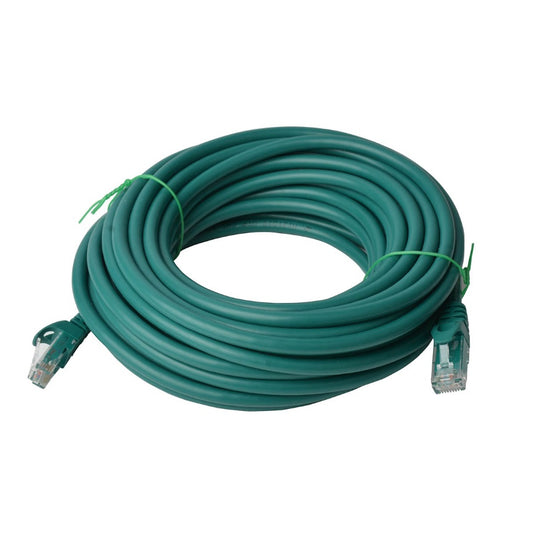 8Ware CAT6A Cable 50m - Green Color RJ45 Ethernet Network LAN UTP Patch Cord Sna image 0