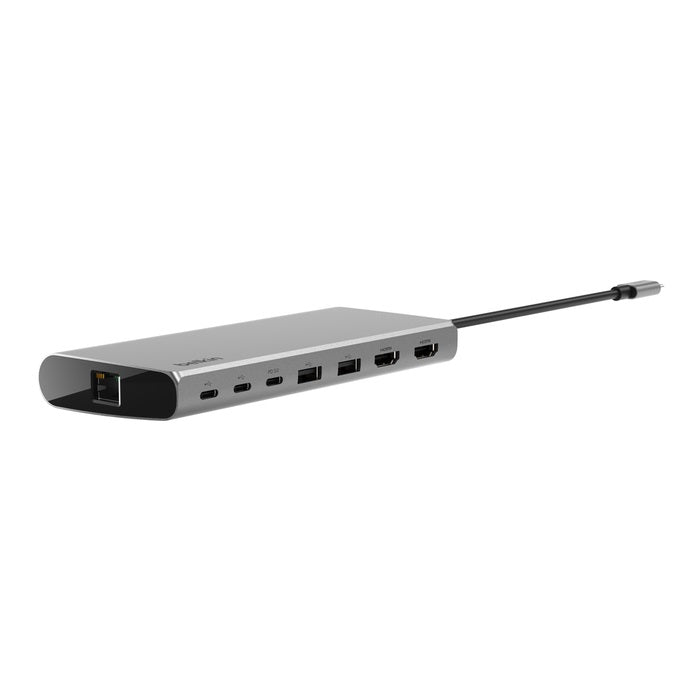 Belkin Connect Universal USB-C 8-in-1 Dual Display Core Hub, Space Grey - (INC01 image 3