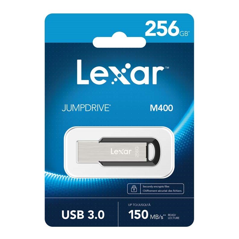 Lexar M400 256GB JumpDrive® USB3.0 Flash Drive, up to 150MB/s read the stylish image 1