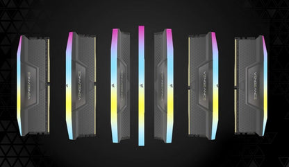Corsair  Vengeance  RGB 32GB (2x16GB) DDR5 DRAM 6400MT/s CL36 Memory KitRGB 32GB image 1